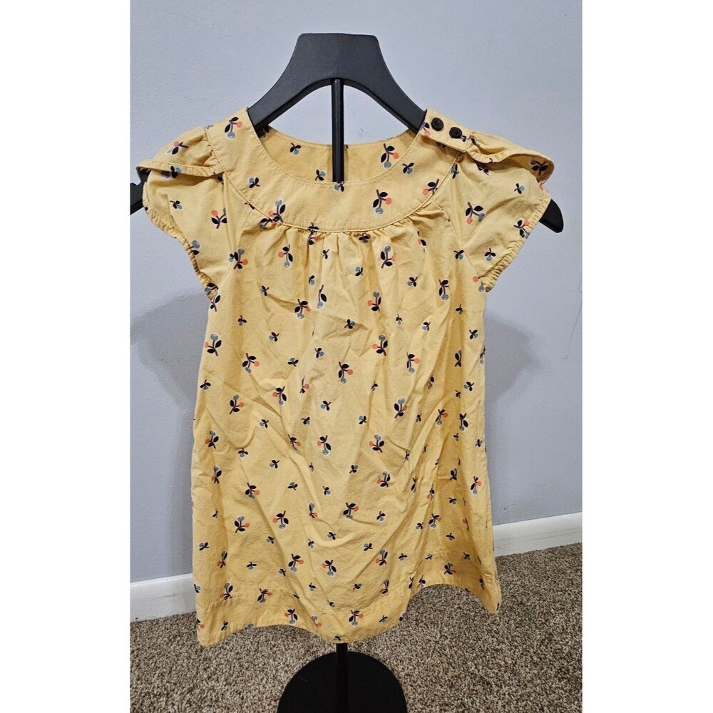 Hanna Andersson size 5 yellow flower dress